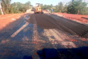 O Departamento de Estradas de Rodagem do Paraná (DER-PR) vai liberar na manhã deste sábado (30) o tráfego sobre a ponte do Rio da Anta, na PR-082. O trecho liga o município de Douradina à Santa Felicidade, distrito de Tapira, no Noroeste do Estado. O local estava totalmente interditado desde 7 de janeiro, quando parte do pavimento da cabeceira da ponte cedeu na altura do km 568 devido às chuvas.  -  Curitiba, 29/03/2019  -  Foto: Divulgação DER