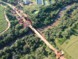 O Departamento de Estradas de Rodagem do Paraná (DER-PR) vai liberar na manhã deste sábado (30) o tráfego sobre a ponte do Rio da Anta, na PR-082. O trecho liga o município de Douradina à Santa Felicidade, distrito de Tapira, no Noroeste do Estado. O local estava totalmente interditado desde 7 de janeiro, quando parte do pavimento da cabeceira da ponte cedeu na altura do km 568 devido às chuvas.  -  Curitiba, 29/03/2019  -  Foto: Divulgação DER