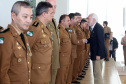 Batalhão da Policia Ambiental comemora 62 anos, vice governador Darci Piana recebe medalha do mérito ambiental.
Foto Gilson Abreu/ANPr