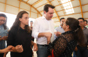 Governador Carlos Massa Ratinho Júnior inaugura em Guarapuava a nova sede do Colégio Estadual Leni Marlene Jacob  -  Guarapuava, 04/04/2019  -  Foto: Rodrigo Felix Leal/ANPr