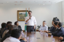 O governador Carlos Massa Ratinho Jr assinou no Palácio Iguaçu, decreto prorrogando a isenção do transporte para PCD (Pessoa Com Deficiência). Presentes na solenidade: prefeito de Curitiba, Rafael Greca de Macedo; secretário de Desenvolvimento Urbano, João Carlos Ortega; diretor presidente da Comec, Gilson dos Santos, entre outros.Curitiba, 09-04-19.Foto: Arnaldo Alves / ANPr.