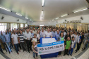 O governador Carlos Massa Ratinho Junior  assina ordem de serviço para construção de Escola em Mauá da Serra nesta quarta-feira (10).  Londrina, 10/04/2019 -  Foto: Geraldo Bubniak/ANPr