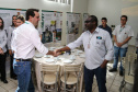 O governador Carlos Massa Ratinho Junior  visita a SL Alimentos em Mauá da Serra nesta quarta-feira (10).  Londrina, 10/04/2019 -  Foto: Geraldo Bubniak/ANPr