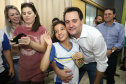 O município de Mauá da Serra, no Vale do Ivaí, ganhará uma nova escola estadual. O governador Carlos Massa Ratinho Junior esteve no município nesta quarta-feira (10) para assinar a ordem de serviço para a construção do Colégio Estadual Vilson Miranda, que terá capacidade para 840 estudantes. O investimento é de R$ 5 milhões.  -  Mauá da Serra, 10/04/2019  -  Foto: Rodrigo Félix Leal/ANPr