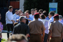 O governador Carlos Massa Ratinho Junior  participa de coletiva na Expolondrina nesta quarta-feira (10).  Londrina, 10/04/2019 -  Foto: Geraldo Bubniak/ANPr