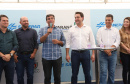 O governador Carlos Massa Ratinho Junior e o presidente da Sanepar, Cláudio Stábile, inauguraram nesta quinta-feira (11) um novo sistema de abastecimento de água em Londrina, capaz de atender quaisquer emergências ou inconstâncias na cidade.  Londrina, 11/04/2019  -  Foto: Rodrigo Felix Leal/ANPr