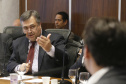 O governador Carlos Massa Ratinho Junior reuniu-se nesta terça-feira (16), no Palácio Iguaçu, em Curitiba, com a equipe de governo