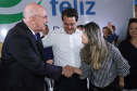 O governador Carlos Massa Ratinho Junior e o ministro da Cidadania, Osmar Terra, lançam o programa Criança Feliz . Curitiba, 18/04/2019 - Foto: Rodrigo Felix Leal/ANPr