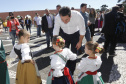 o Governador Carlos Massa Ratinho Junior participa da implantação do Programa Criança Feliz, do Governo Federal. Presentes na solenidade: ministro da Cidadania, Osmar Terra; primeira dama, Luciana Saito Massa; secretário da Justiça Família e Trabalho, Ney Leprevost; entre outros.Curitiba, 18-04-19.Foto: Arnaldo Alves / ANPr.