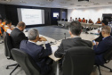 Reunião da Defesa Civil, Simepar e Jica, para discutir resultados do projeto de monitoramento metereológico por radar.Curitiba, 22-04-19.Foto: Arnaldo Alves / ANPr.