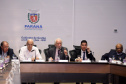 Governador em exercicio, Darci Piana, durante  reunião da equipe de governo..Foto Gilson Abreu ANPr