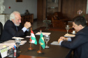 Governador em exercício Darci Piana recebe o  cônsul honorário da Hungria em Curitiba, Marco Aurélio Schetino de Lima.  -  Curitiba, 24/04/2019  -  Foto:  José Fernando Ogura/ANPr