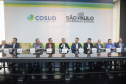 Governador em exercício Darcia Piana participa em São Paulo, junto com o governador João Dória e demais governadores e secretários da reunião do Conselho de Integração Sul e Sudeste ( Cosud)  -  São Paulo/SP, 27/04/2019.  -  Foto: Governo do Estado de São Paulo