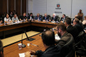 O vice governador Darci Piana participa de reunião com representantes dos servidores publicos  no Palácio Iguaçu,  nesta segunda-feira (29).   Curitiba, 24/04/2019 -  Foto: Geraldo Bubniak/ANPr