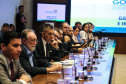 O vice governador Darci Piana participa de reunião com representantes dos servidores publicos  no Palácio Iguaçu,  nesta segunda-feira (29).   Curitiba, 24/04/2019 -  Foto: Geraldo Bubniak/ANPr