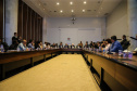 O vice governador Darci Piana participa de reunião com representantes dos servidores publicos  no Palácio Iguaçu,  nesta segunda-feira (29).   Curitiba, 24/04/2019 -  Foto: Geraldo Bubniak/ANPr