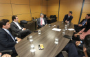 Governador Carlos Massa Ratinho Junior durante reunião com o ministro dos Transportes, Valter Casimiro Silveira  -  Brasília, 29/04/2019  -  Foto: Rodrigo Félix Leal/ANPr