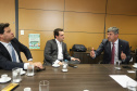 Governador Carlos Massa Ratinho Junior durante reunião com o ministro dos Transportes, Valter Casimiro Silveira  -  Brasília, 29/04/2019  -  Foto: Rodrigo Félix Leal/ANPr