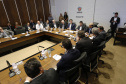 Governador Carlos Massa Ratinho Júnior durante reunião com a equipe de governo.Curitiba, 07-05-19.Foto: Arnaldo Alves / ANPr.