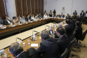 Governador Carlos Massa Ratinho Júnior durante reunião com a equipe de governo.Curitiba, 07-05-19.Foto: Arnaldo Alves / ANPr.