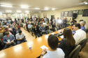 O governador Carlos Massa Ratinho Junior recebe a imprensa para entrevista coletiva, na Expoingá. Maringá,16/05/2019. Foto: Rodrigo Felix Leal/ANPr