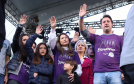 O governador Carlos Massa Ratinho Junior participou neste sábado (18), em Curitiba, da 25ª Marcha para Jesus, evento que reuniu cerca de 200 mil pessoas, de acordo com a organização. Foto: Rodrigo Felix Leal/ANPr