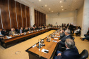 Governador Carlos Massa Ratinho Júnior, durante reunião com a equipe de governo. - Curitiba, 29/05/2019 -Foto: Geraldo Bubniak/ANPr