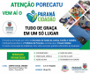 O Paraná Cidadão chega nesta semana ao município de Porecatu, no Norte Pioneiro. A feira de serviços oferece nesta quarta, quinta e sexta-feira (05, 06 e 07), ações de cidadania, de defesa de direitos e inclusão social.  -  Foto/Arte: Divulgação SEJUF