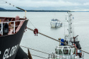 Durante todo o mês de junho, o Porto de Paranaguá vai receber o navio de ensino Ciências do Mar I, da Universidade Federal do Rio Grande do Sul. A embarcação está a serviço dos cursos de Ciências do Mar da Região Sul do Brasil e atenderá alunos do Centro de Estudos do Mar, da Universidade Federal do Paraná (UFPR), e da Universidade Estadual do Oeste do Paraná (Unioeste). Foto: Claudio Neves/APPA