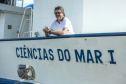 Durante todo o mês de junho, o Porto de Paranaguá vai receber o navio de ensino Ciências do Mar I, da Universidade Federal do Rio Grande do Sul. A embarcação está a serviço dos cursos de Ciências do Mar da Região Sul do Brasil e atenderá alunos do Centro de Estudos do Mar, da Universidade Federal do Paraná (UFPR), e da Universidade Estadual do Oeste do Paraná (Unioeste). Foto: Claudio Neves/APPA