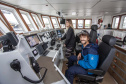 Durante todo o mês de junho, o Porto de Paranaguá vai receber o navio de ensino Ciências do Mar I, da Universidade Federal do Rio Grande do Sul. A embarcação está a serviço dos cursos de Ciências do Mar da Região Sul do Brasil e atenderá alunos do Centro de Estudos do Mar, da Universidade Federal do Paraná (UFPR), e da Universidade Estadual do Oeste do Paraná (Unioeste). Foto: Claudio Neves/APPA