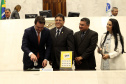 Comemoração de 100 de Convenção Batista na Assembléia Legislativa do Paraná, com homenagem do Governador Carlos Massa Ratinho JuniorFoto Gilson Abreu