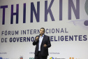 Fórum Internacional de Inovação ThinkinG. Na foto, o presidente da Celepar, Allan Costa  -  Foz do Iguaçu, 28/06/2019  -  Foto: Jaelson Lucas/ANPr