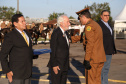 O governador Carlos Massa Ratinho Junior e o presidente em exercício Hamilton Mourão receberam nesta sexta-feira (28) a medalha Heróis da Cavalaria, da Polícia Montada Coronel Dulcídio. A condecoração foi entregue na cerimônia, em Curitiba, que comemora os 140 anos do regimento, que é a unidade mais antiga da Polícia Militar do Paraná.  -  Curitiba, 28/06/2019  -  Foto: José Fernando Ogura/ANPr