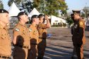 O governador Carlos Massa Ratinho Junior e o presidente em exercício Hamilton Mourão receberam nesta sexta-feira (28) a medalha Heróis da Cavalaria, da Polícia Montada Coronel Dulcídio. A condecoração foi entregue na cerimônia, em Curitiba, que comemora os 140 anos do regimento, que é a unidade mais antiga da Polícia Militar do Paraná.  -  Curitiba, 28/06/2019  -  Foto: José Fernando Ogura/ANPr