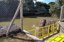 Nova captação passa a operar com aumento na capacidade de bombeamento da água. Foto: Divulgação/Sanepar