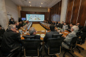 O governador Carlos Massa Ratinho Junior recebe  a  diretoria da Ocepar - Organização das Cooperativas do Estado do Paraná para celebrar o Dia Internacional do Cooperativismo. Curitiba, 02/07/2019 -  Foto: Geraldo Bubniak/ANPr