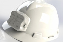 Licenciado para produção no Brasil desde 2016, o capacete com sensor elétrico da Copel é agora um produto patenteado internacionalmente.  -  Curitiba, 04/07/2019  -  Foto: Divulgação Copel
