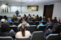 O Porto de Paranaguá retomou a recepção de grupos para palestra e visitação ao cais nos fins de semana. Os alunos do Colégio Estadual Júlio Mesquita, de Curitiba, foram os primeiros a participar das atividades neste sábado (6). Os 42 estudantes do curso técnico em Logística conheceram mais sobre a atividade portuária e aproveitaram o dia na cidade.  -  Paranaguá, 06/07/2019  -  Foto: Divulgação Portos do Paraná