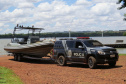 
Rio Paraná recebe reforço de policiamento pelo BPFron para combater crimes transfronteiriços. Foto: Divulgação/PMPR