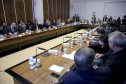 Governador Carlos Massa Ratinho Junior durante reunião com a equipe de governo. Curitiba, 23/07/2019. Foto: Jaelson Lucas