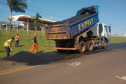 Obras na PR-180, entre Goioerê e Quarto Centenário. Foto:Divulgação/DER