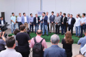 O governador Carlos Massa Ratinho Junior participou nesta terça-feira (23), em Cascavel, do evento de certificação SISBI (Sistema Brasileiro de Inspeção de Produtos de Origem Animal) para a Granja Refem, que desenvolve um projeto pioneiro no Estado de produção de ovos a partir da criação de galinhas sem gaiola.Foto: Rodrigo Felix Leal/ANPr