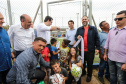 O governador Carlos Massa Ratinho Junior inaugurou nesta sexta-feira (26) em  Ivaiporã, no Vale do Ivaí, a unidade do projeto Meu Campinho implantada no município.   Ivaiporã, 26/07/2019 -Foto: Geraldo Bubniak/ANPr