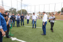 O governador Carlos Massa Ratinho Junior inaugurou nesta sexta-feira (26) em  Ivaiporã, no Vale do Ivaí, a unidade do projeto Meu Campinho implantada no município.   Ivaiporã, 26/07/2019 -Foto: Geraldo Bubniak/ANPr