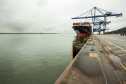 
Porto de Paranaguá ganha dois novos guindastes para contêineres. Foto: Claudio Neves/Portos do Paraná