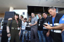 O governador Carlos Massa Ratinho Junior participou e deu as boas-vindas aos motoqueiros, presentes na benção em comemoração ao seu dia. Curitiba, 17-07-19.Foto: Arnaldo Alves / ANPr.