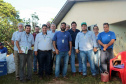 Reunião de técnicos da Sanepar e da Emater em Santa Fé.Foto: Divulgação/Sanepar
