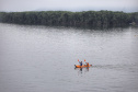 Os moradores do litoral do Paraná tiveram uma prévia nesta sexta-feira (09) do que promete ser a primeira etapa dos Jogos de Aventura e Natureza. A competição começou com a primeira etapa das disputas de paraquedismo, em Paranaguá, e mountain bike, no balneário de Santa Terezinha, em Pontal do Paraná. Foto: José Fernando Ogura/AEN