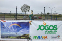 Os moradores do litoral do Paraná tiveram uma prévia nesta sexta-feira (09) do que promete ser a primeira etapa dos Jogos de Aventura e Natureza. A competição começou com a primeira etapa das disputas de paraquedismo, em Paranaguá, e mountain bike, no balneário de Santa Terezinha, em Pontal do Paraná. Foto: José Fernando Ogura/AEN